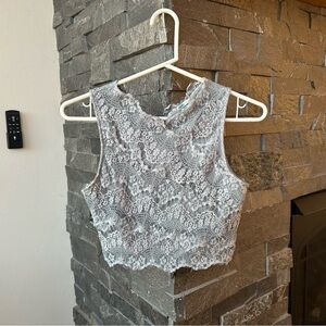 Kimchi Blue Lace Cropped Tank Top